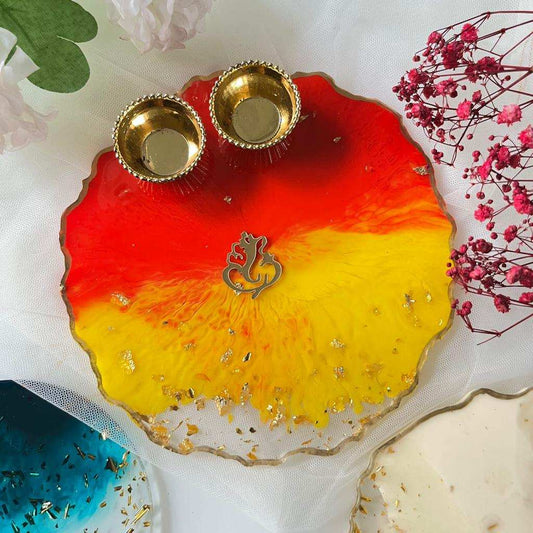 Resin Pooja thali