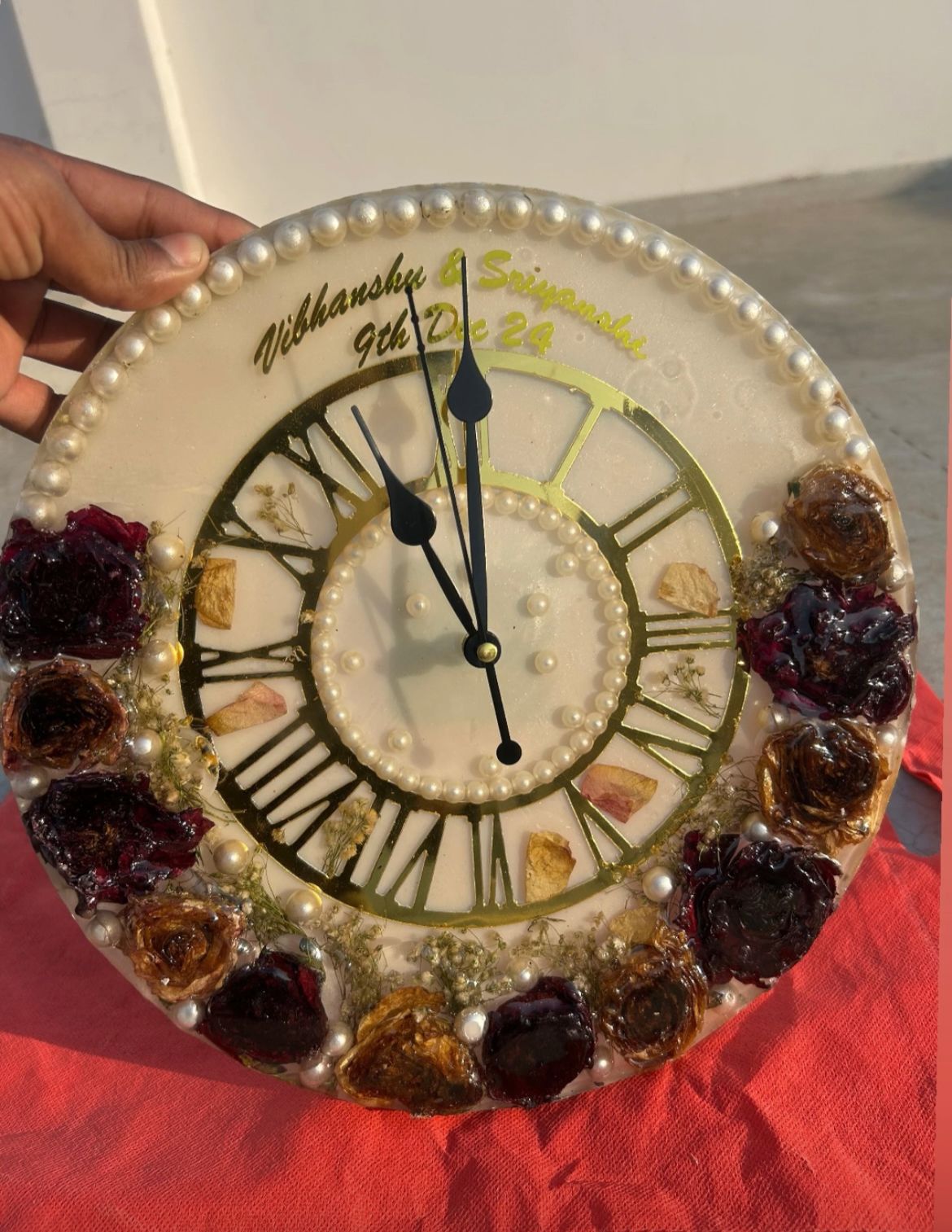 Varmala Preservation Resin Clock