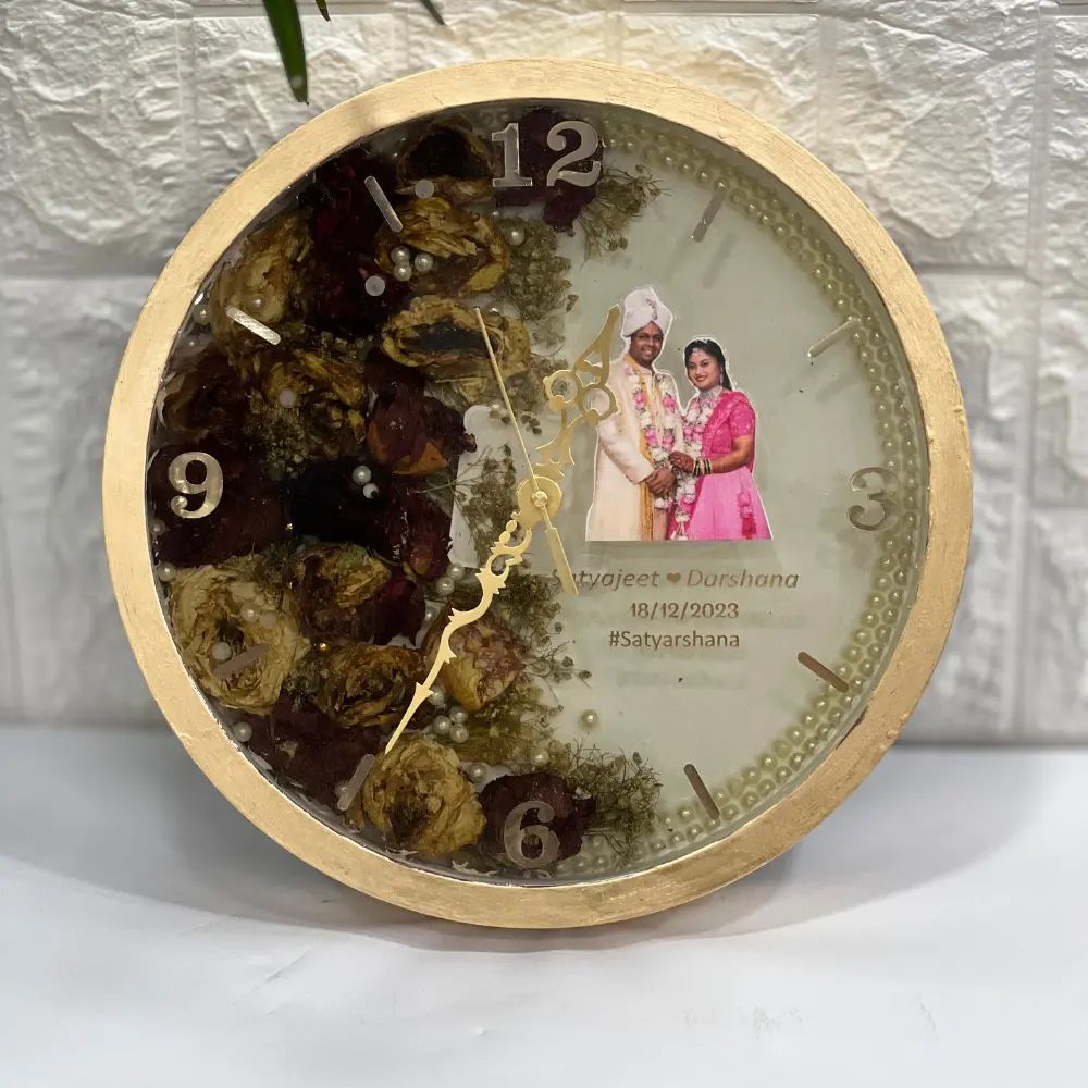 Jaimala Flower Preservation Clock