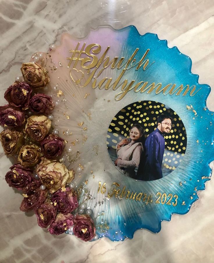 Customizable Varmala Resin Art