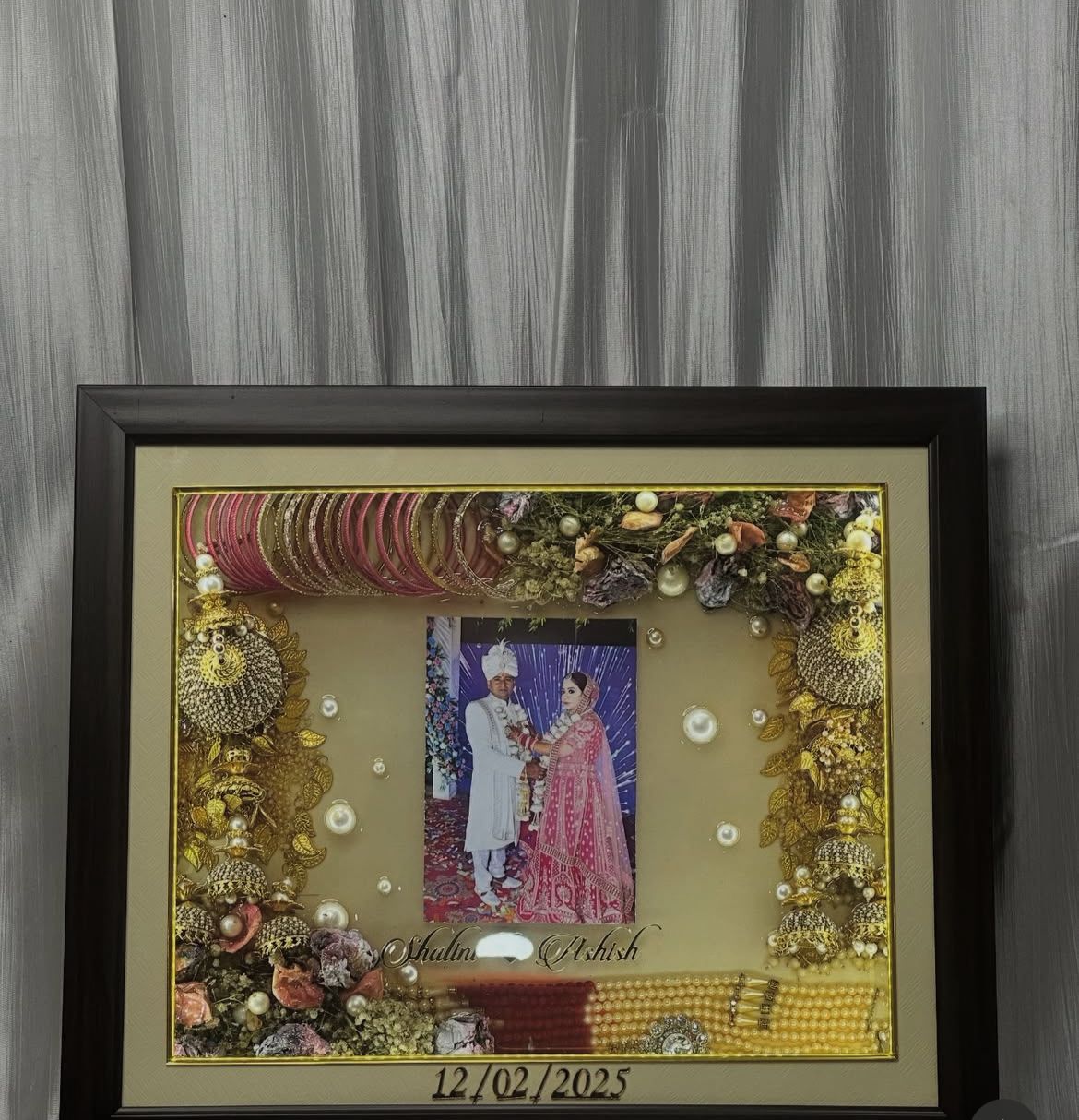 Resin-Casted Varmala Frame