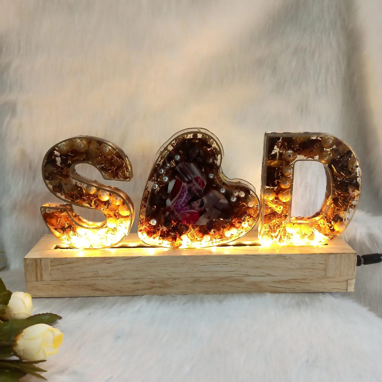 Resin Varmala Preservation Frame | Handmade Bridal Keepsake