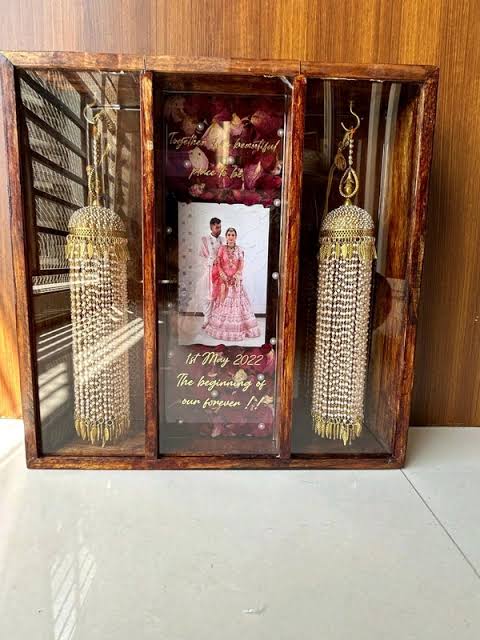 Wooden frame with kaleera preservation