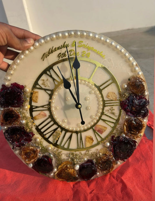 Varmala Preservation Resin Clock