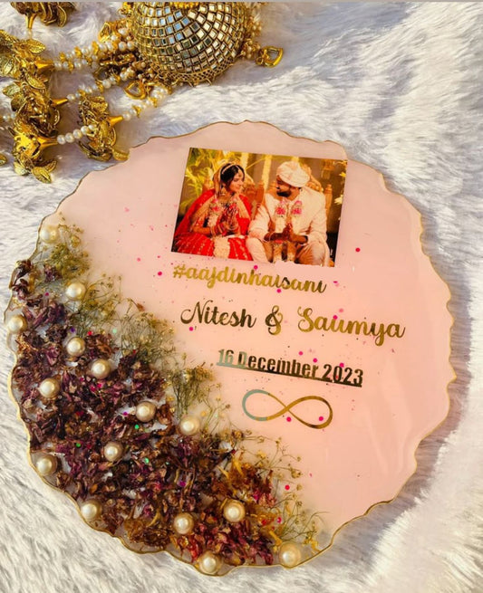 Handmade Varmala Resin Display