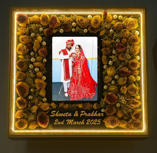 Unique Resin Varmala Keepsake Frame for Gifting