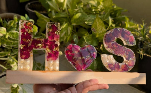 Resin Block for Preserving Varmala | Deep Cast Wedding Decor