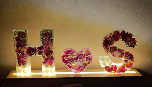 Resin Block for Preserving Varmala | Deep Cast Wedding Decor